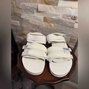 Unisex W-12.5 M-11 Palladium White Outdoorsy Star White Vapor Herren Sandals EUC